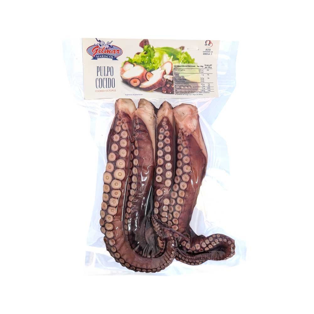 COOKED OCTOPUS TENTACLES T4 ±500g (Per kg)
