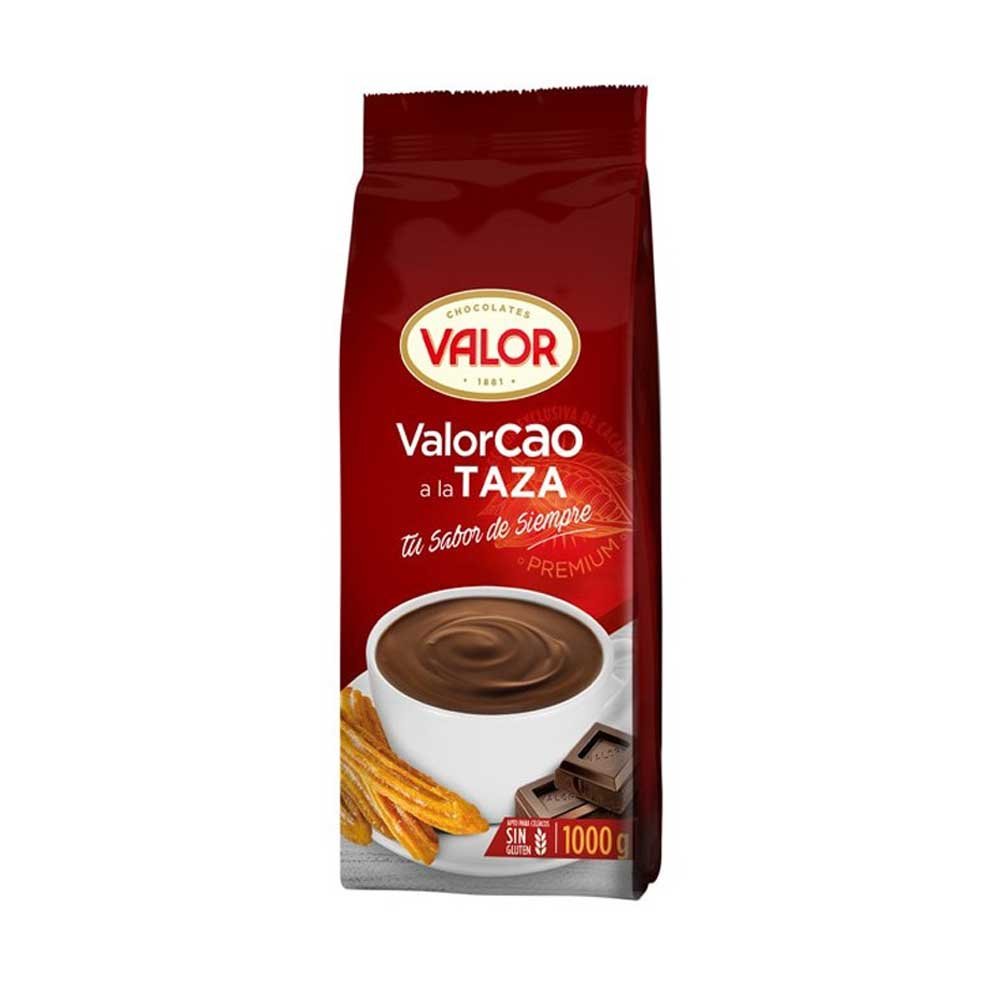 DRINKING CHOCOLATE POWDER VALORCAO x 1kg