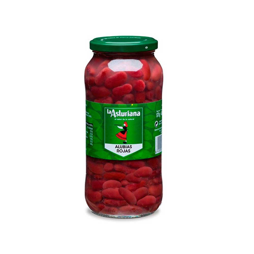COOKED RED BEANS LA ASTURIANA 15x570g JAR