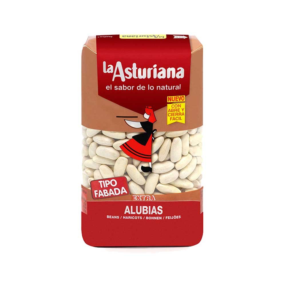 DRY WHITE BEANS ALUBIA LA ASTURIANA x 500g