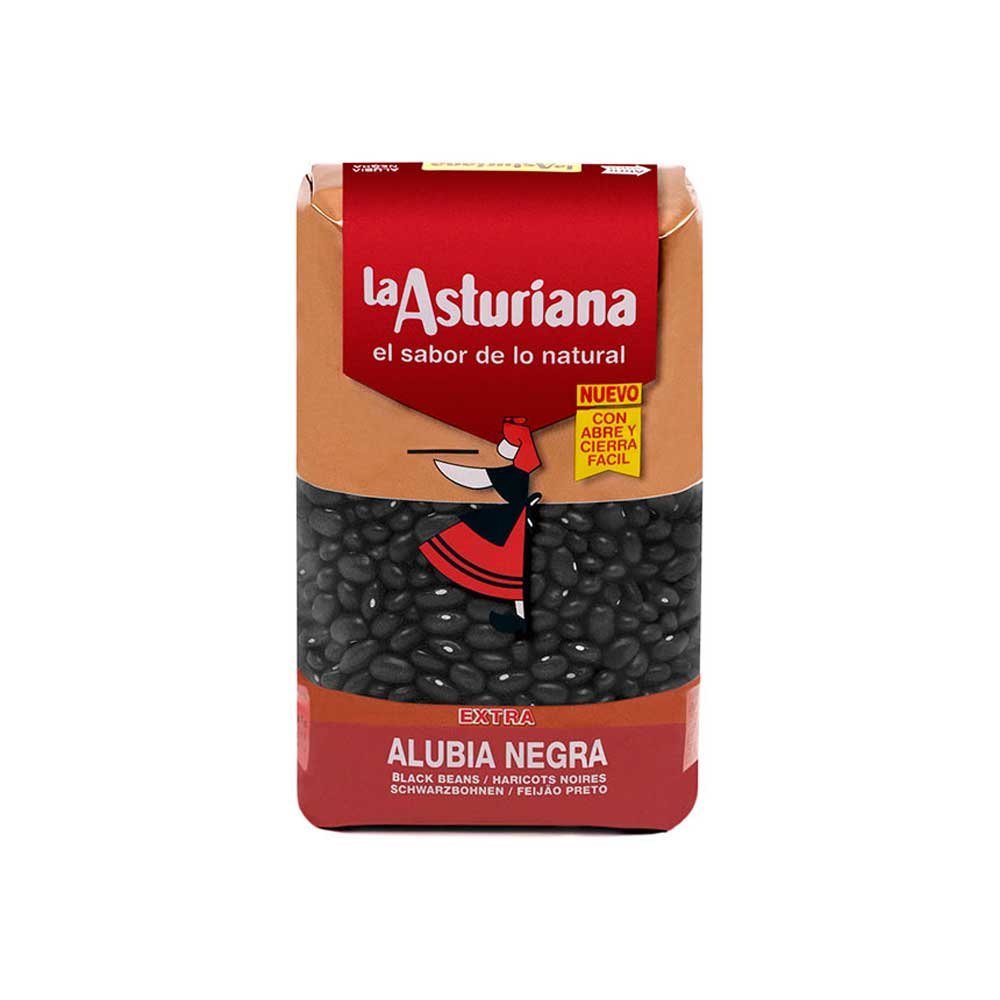 DRY FREJOL BLACK BEANS LA ASTURIANA x 500g