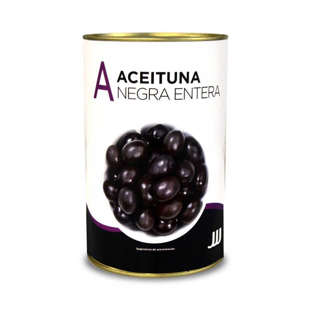 WHOLE BLACK QUEEN OLIVES JJJ x 5Kg TINS